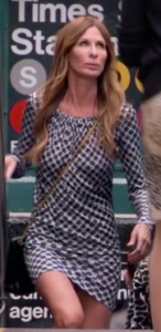 Carole Radziwill Black and White Short Dress