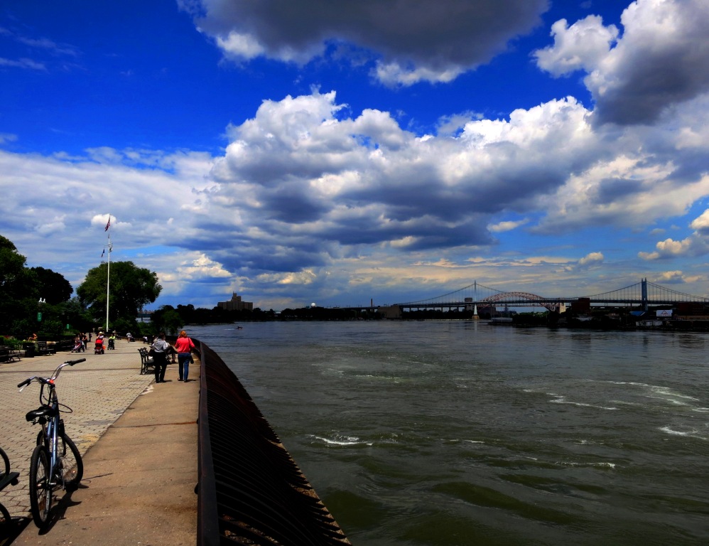 east river and bike